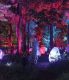 Инсталляция от Team Labs под названием «Лес желудей» в городе Токорозава