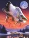 Northern Wolf and Moon