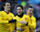Арсенал-Виган 2-0 42   Алькарас (автогол)  67   Бендтнер