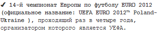 Кратко о EURO 2012