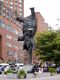 Gran Elefandret, Sculpture of an Elephant Balancing on its Trunk in NYC