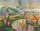 Адальберт Ерделі, Річка Уж, 1930-ті, полотно, олія