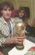 OscarRuggeri shows off the 1986 World Cup.#Argentina #WC1986.