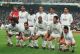 Real Madrid line up before the 1998 Champions League Final